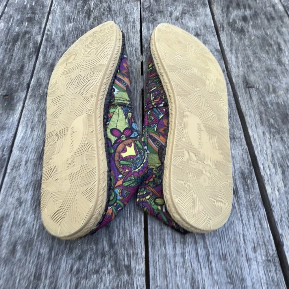 Sakroots Neoprene‎ Ella Espadrille Floral Print Flats  Womens 8M Shoes